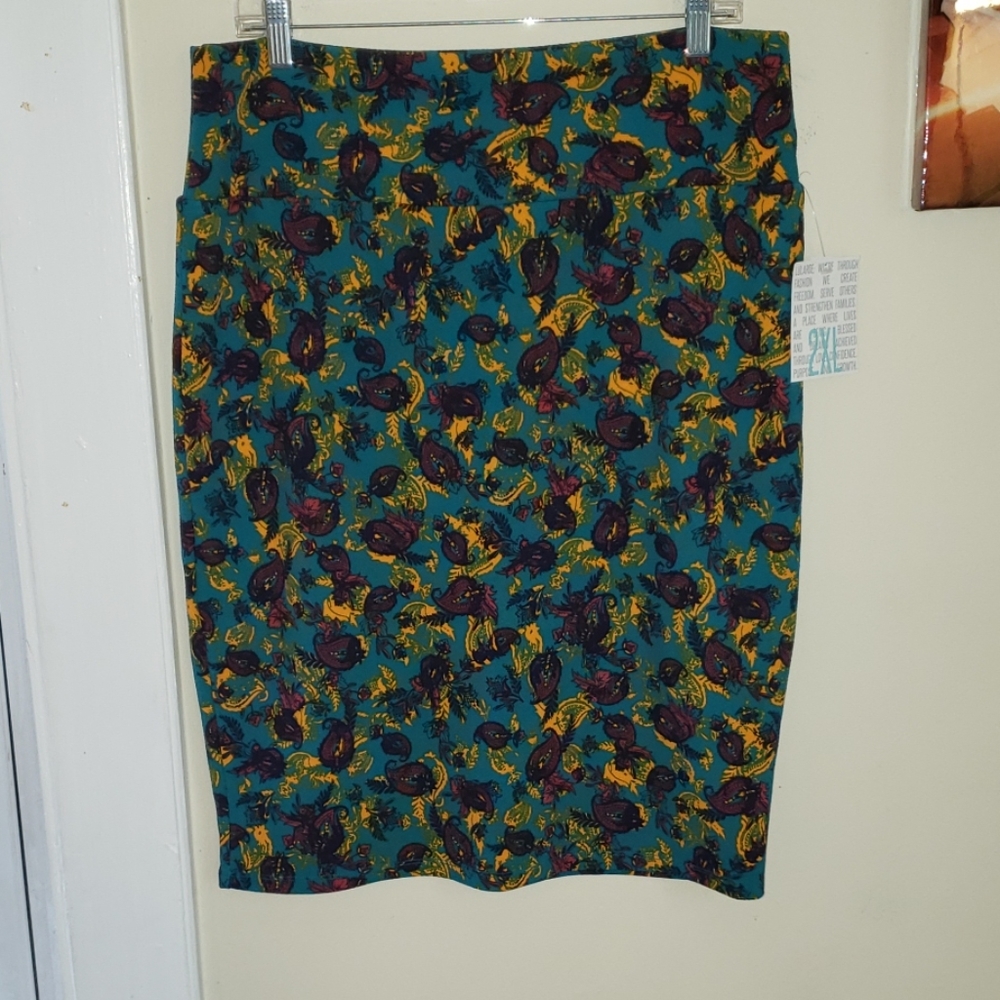 LuLaRoe Cassie Pencil Skirt 2XL
